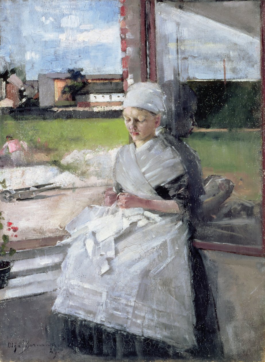 Fille bretonne - Olga Boznanska