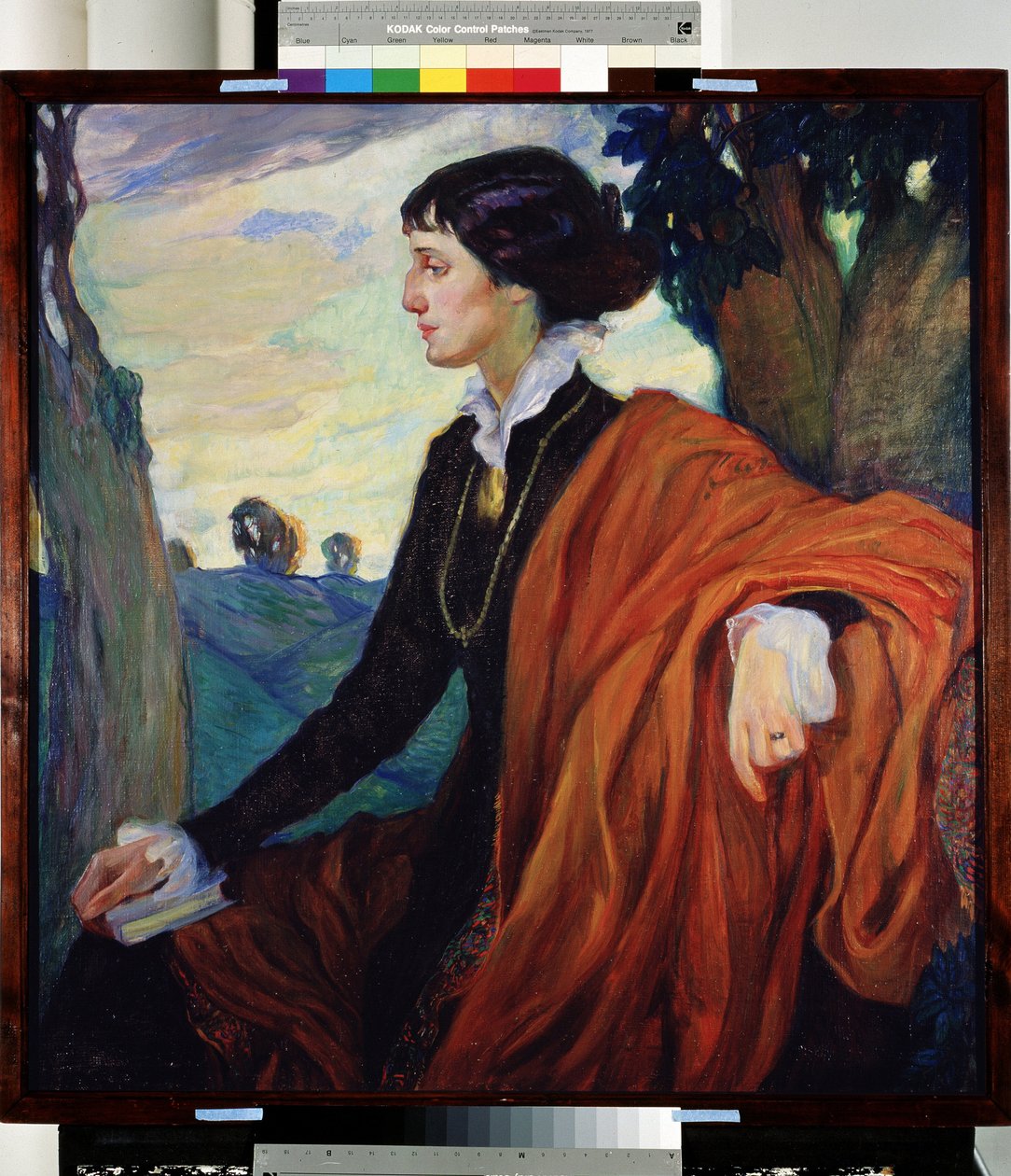 Portrait de la poétesse russe Anna Akhmatova (1889-1966) - Olga Lyudvigovna Della Vos Kardovskaya