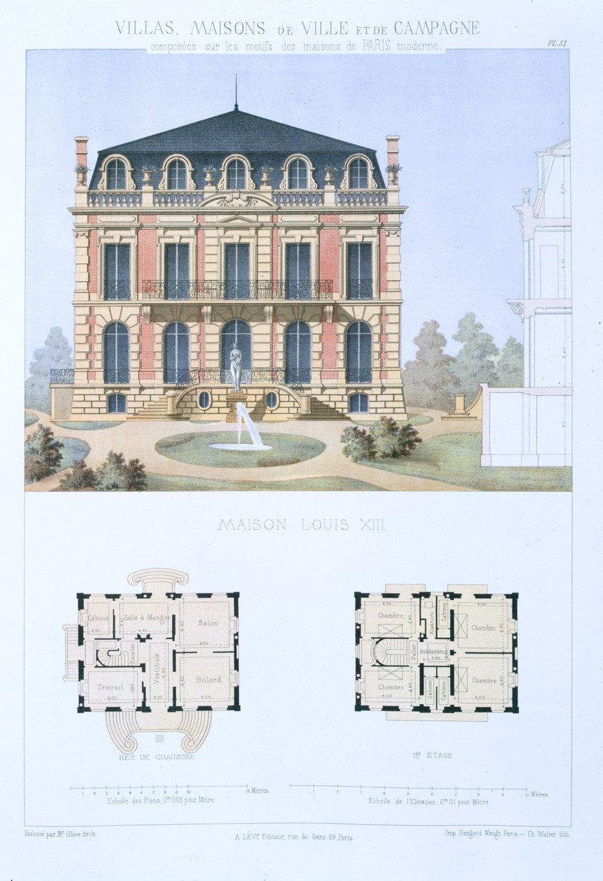 Maison Louis XIII, tirée de 