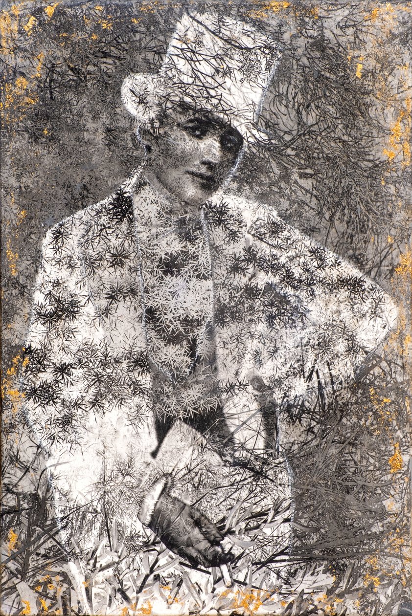 Or, 2022 (technique mixte sur bois) - Olivia Gozzano