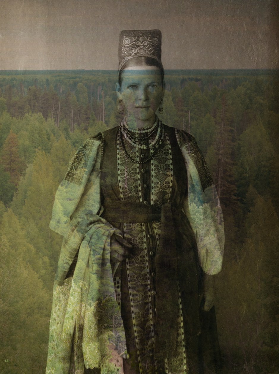 Russkie krasavitsy, 2024 (technique mixte numérique) - Olivia Gozzano