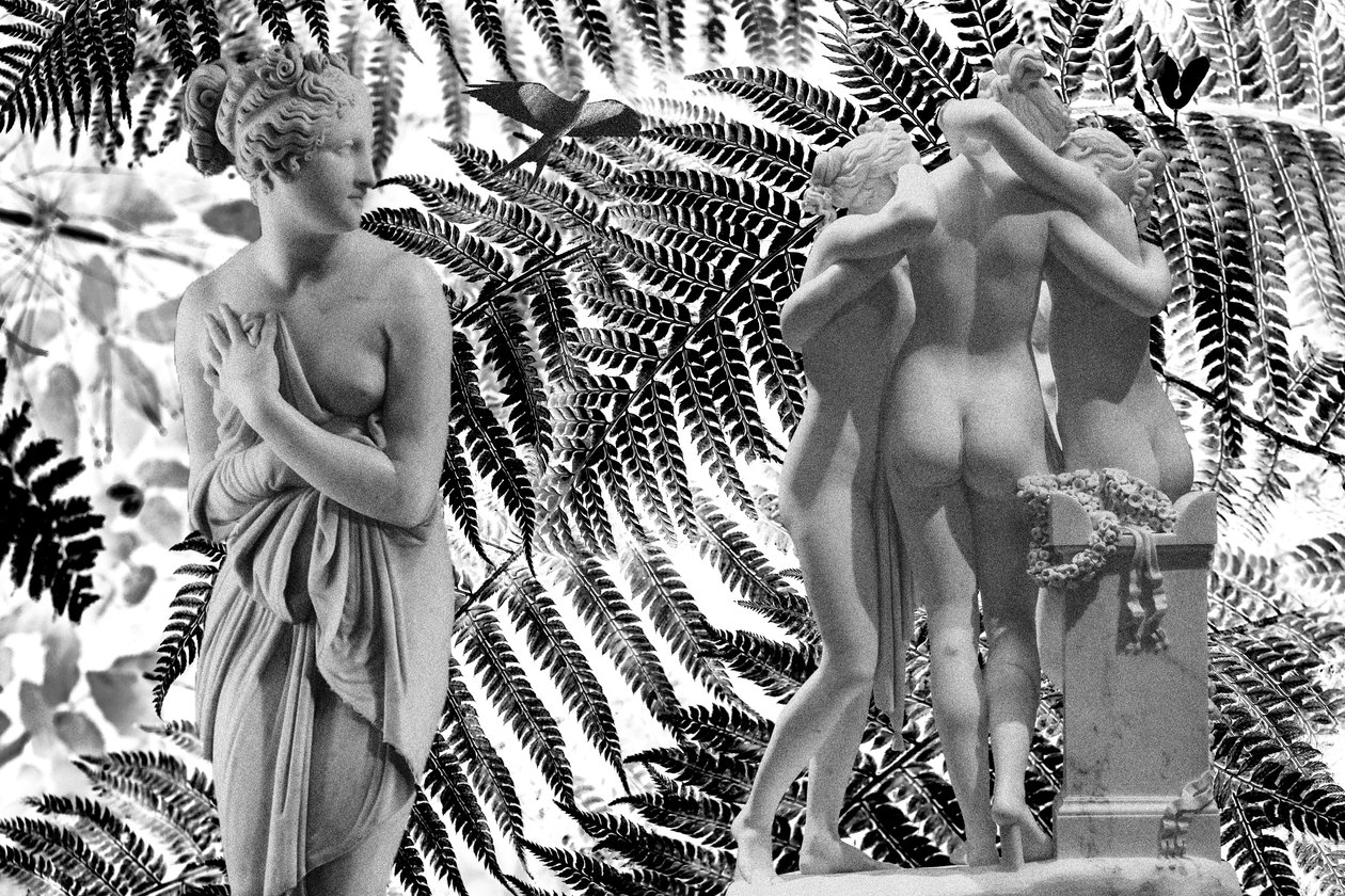 Statue con 2019 (technique mixte numérique) - Olivia Gozzano