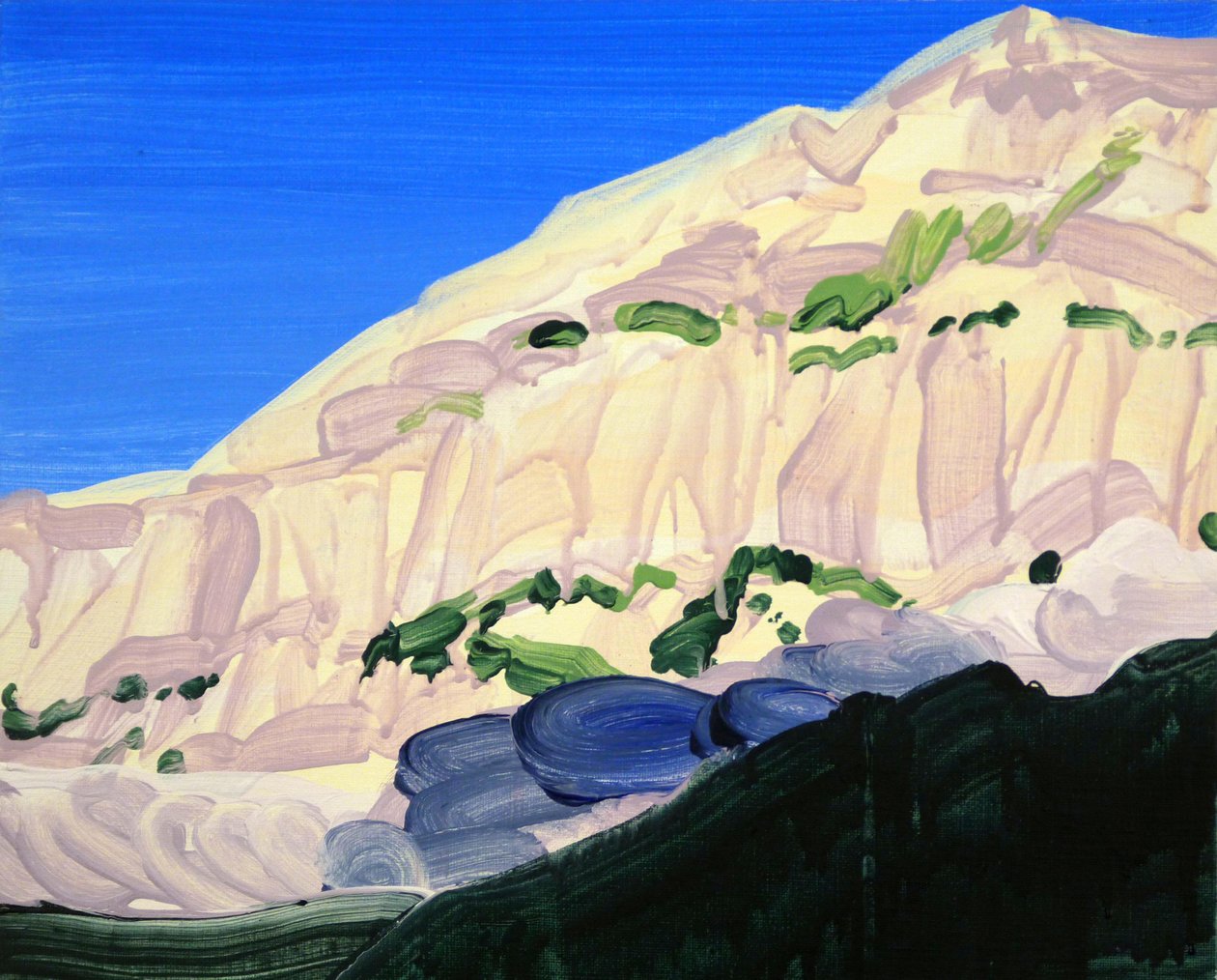 Loèche-les-Bains 13, 2012 (acrylique sur toile) - Olivier Morel