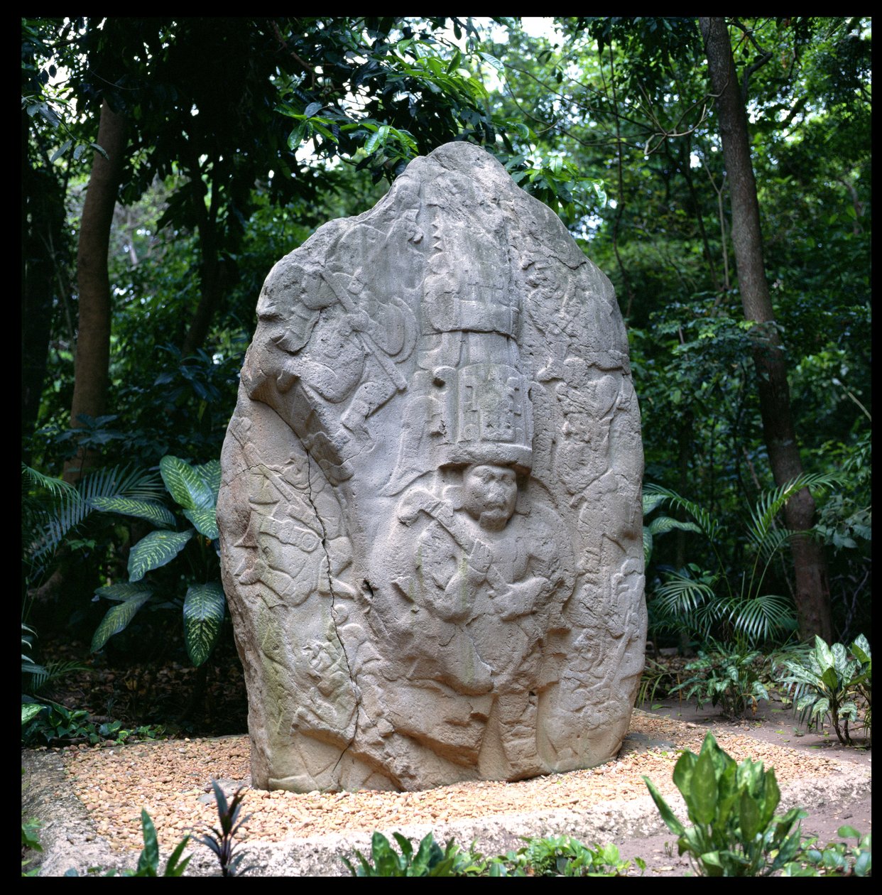 Stèle 2, Période préclassique - Olmec