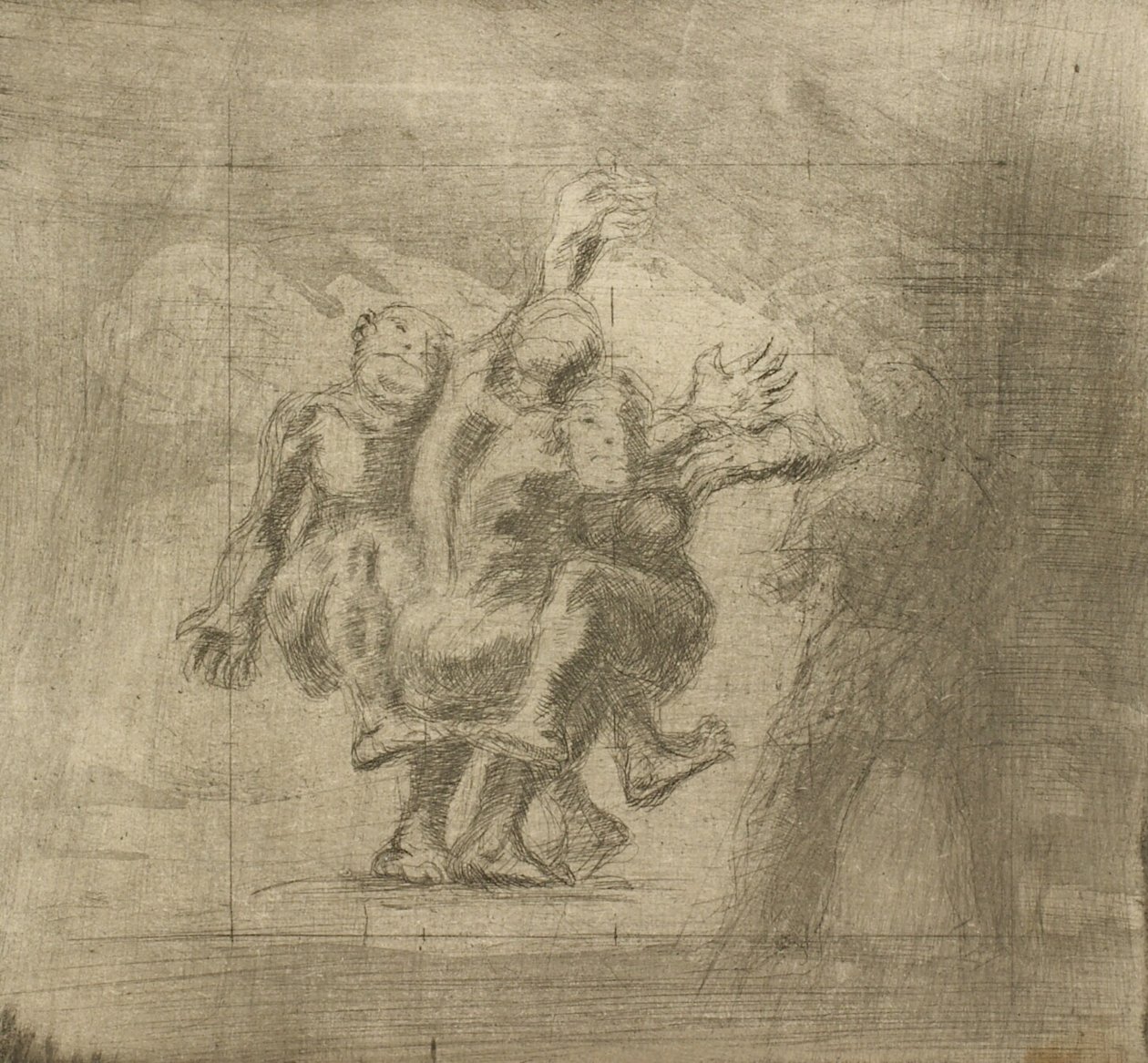 Macbeth et les sorcières - Oluf Hartmann