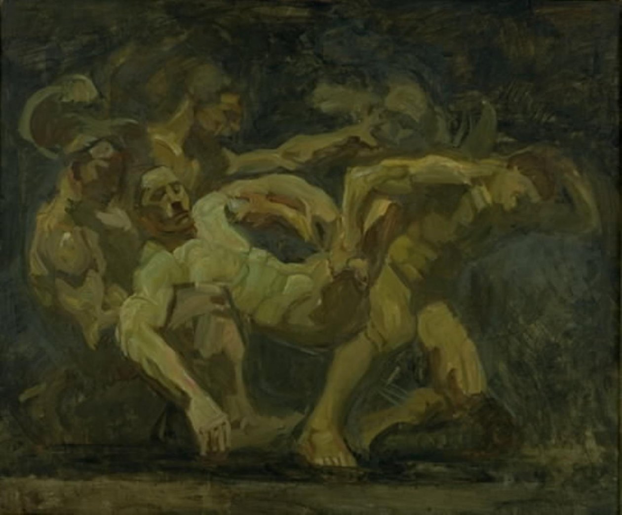 La lutte pour le corps de Patrocle - Oluf Hartmann