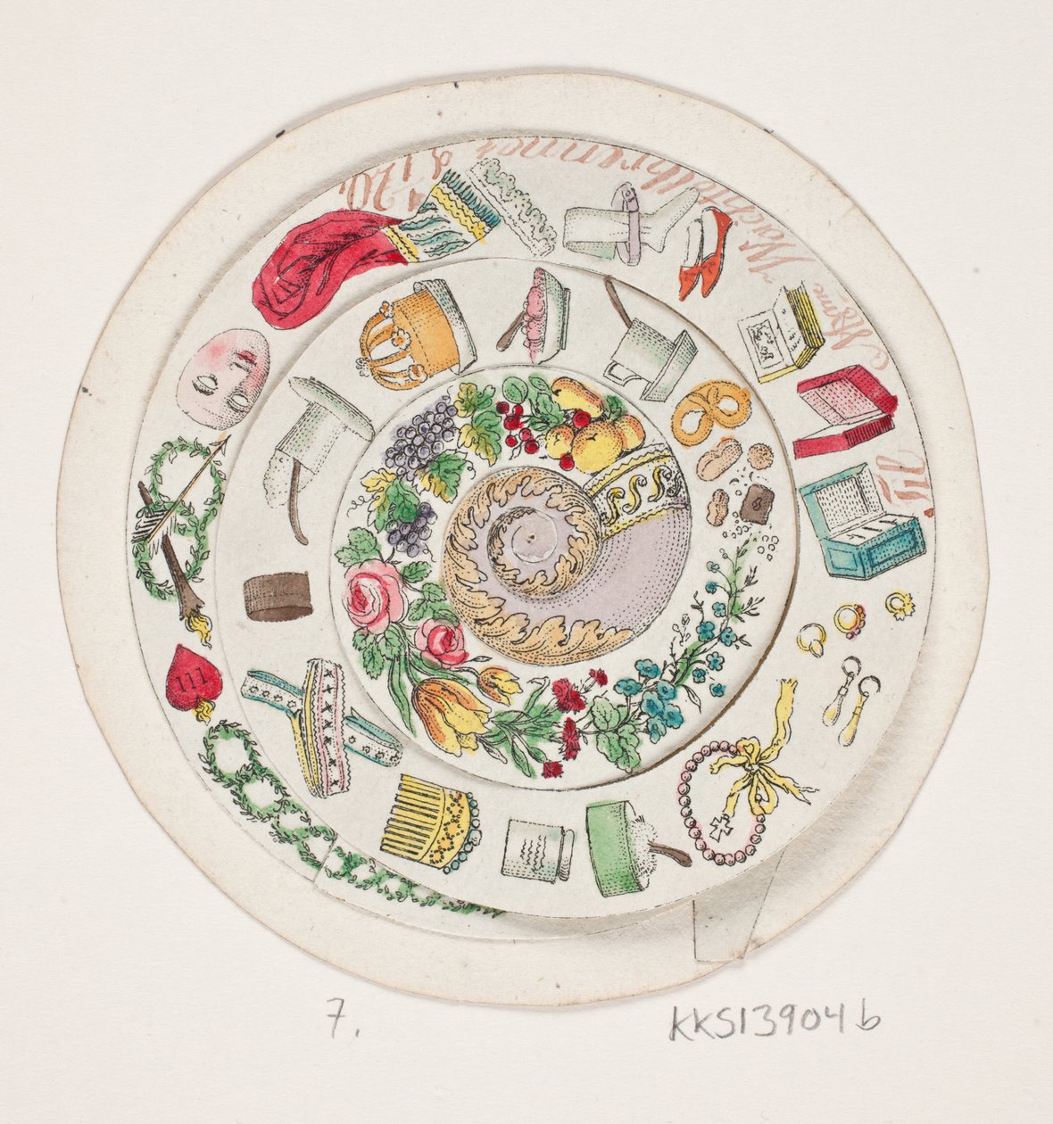Tour de potier avec divers petits objets dessinés - Oluf Olufsen Bagge