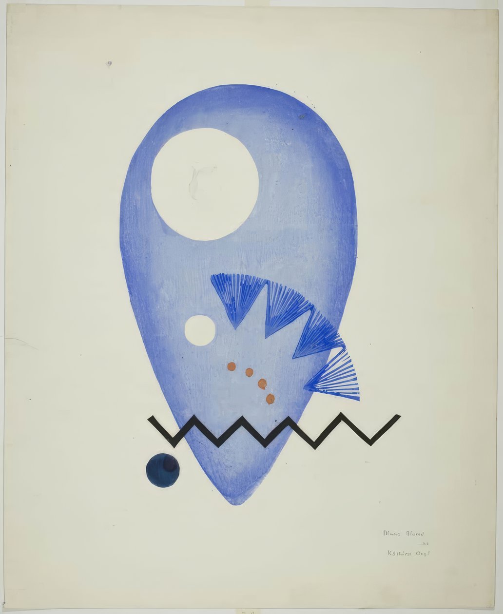 Blue Flower (Fleur bleue) - Onchi Kôshirô