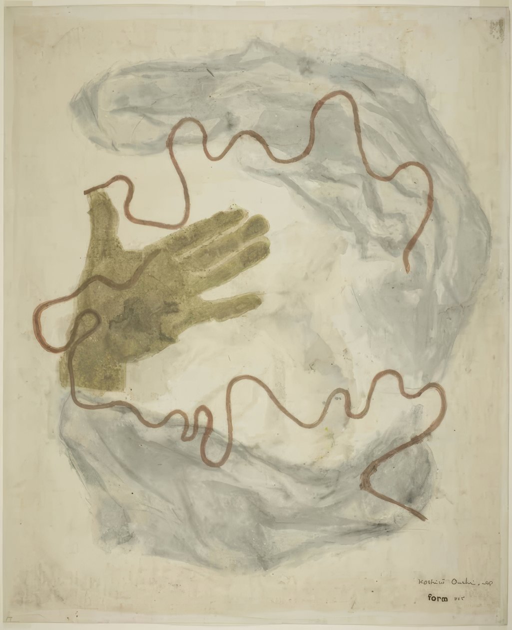 Formulaire n° 5 : Affection pour les choses informes - Onchi Kôshirô