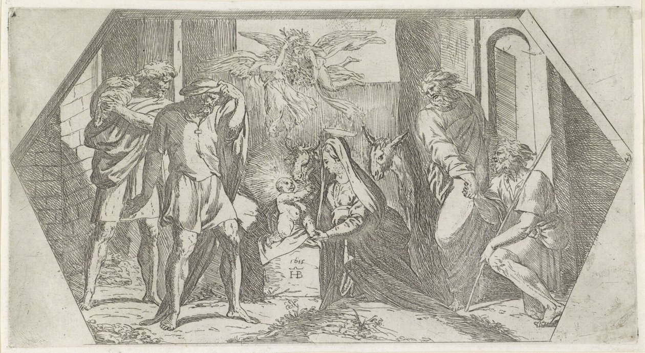 Adoration des bergers - Orazio Borgianni