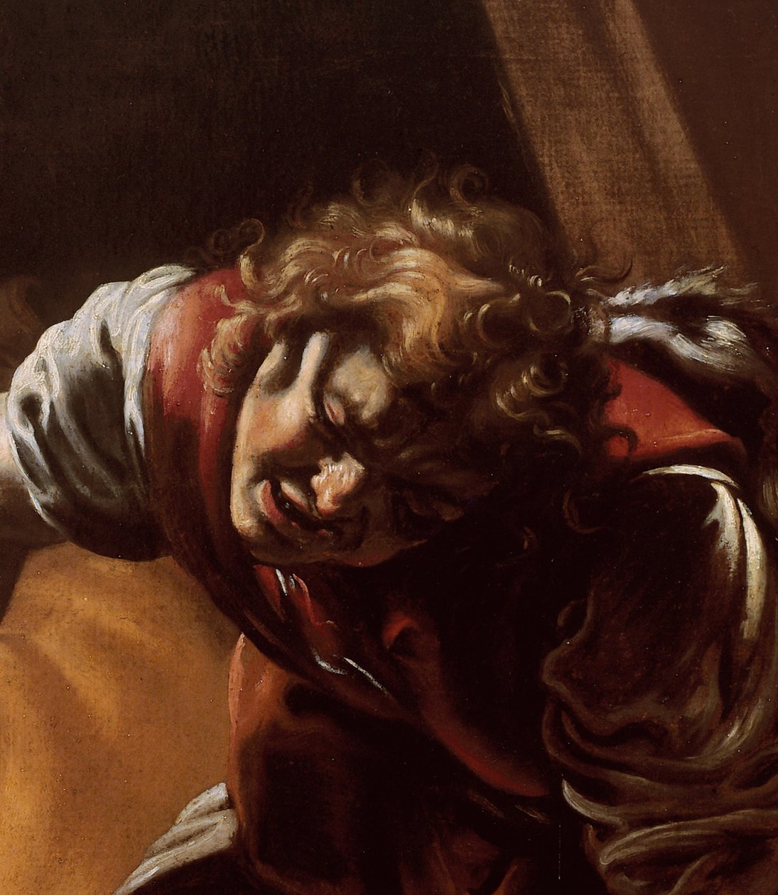 Détail de David de David et Goliath - Orazio Borgianni