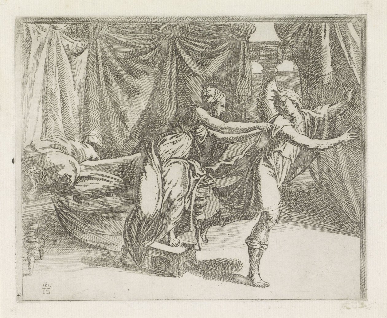 Joseph et la femme de Potiphar - Orazio Borgianni