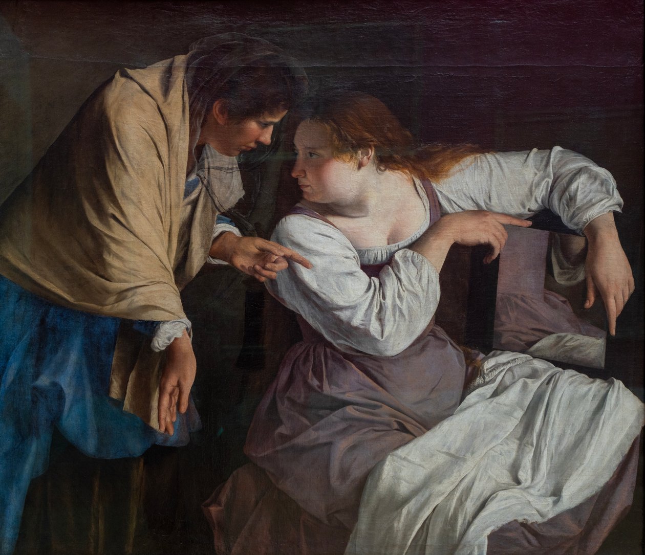 Martha réprimandant sa sœur Marie - Orazio Gentileschi