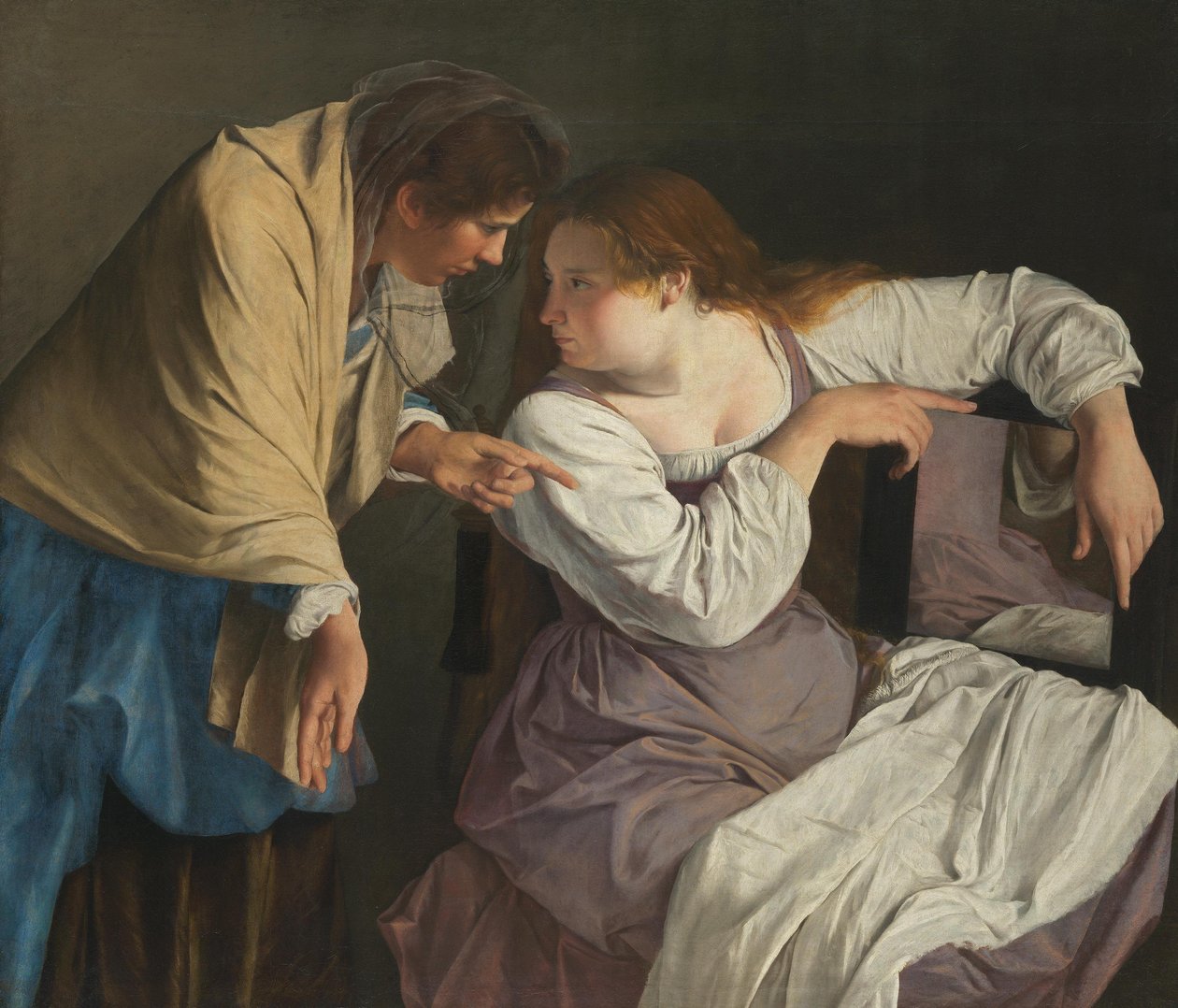 Martha réprimande sa sœur Marie - Orazio Gentileschi