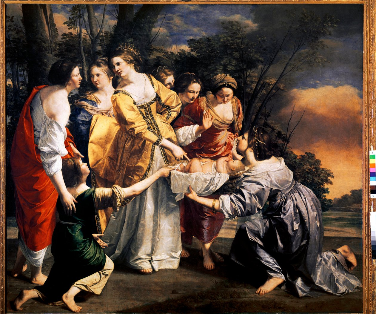 Moïse sauve les eaux du Nil - Orazio Gentileschi