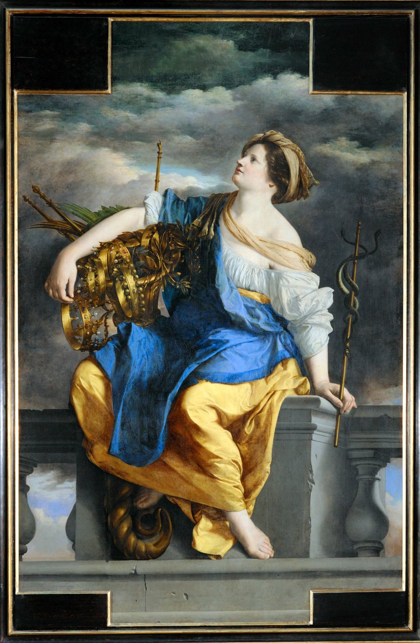 Le bonheur public triomphe du danger (peinture sur toile) - Orazio Gentileschi
