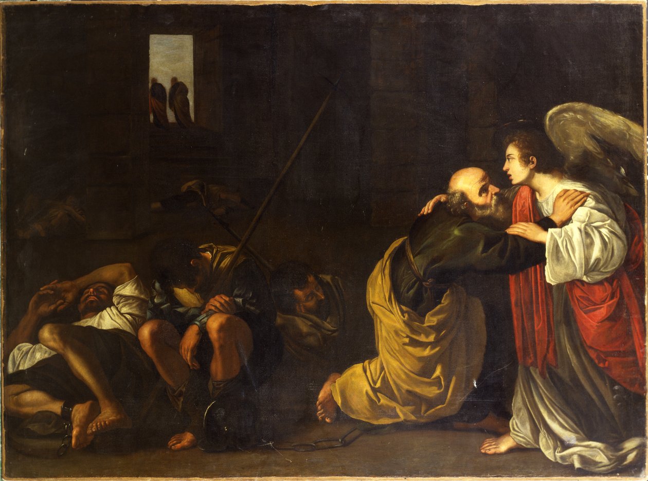 La délivrance de Saint Pierre - Orazio Gentileschi