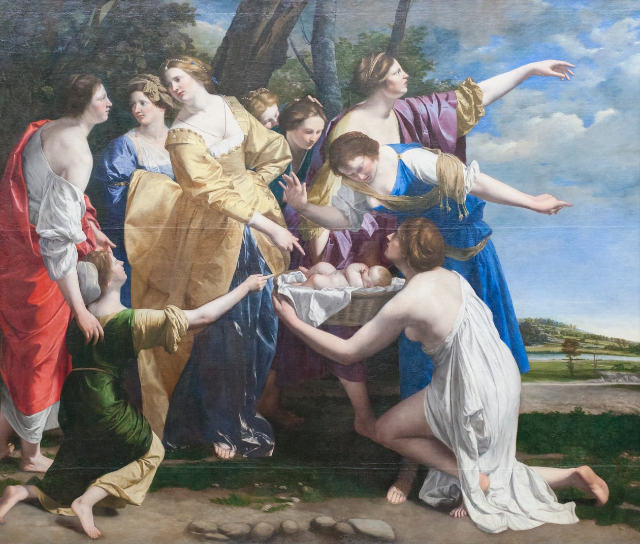 La Découverte de Moïse, début des années 1630 - Orazio Gentileschi
