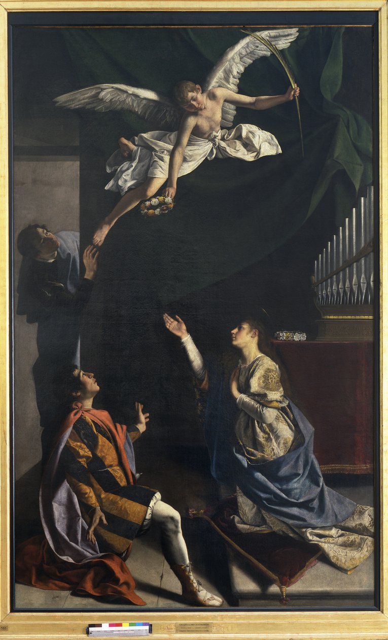 Les martyrs Cécile, Valérien et Tiburce - Orazio Gentileschi