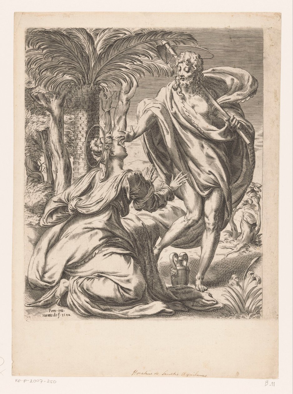 Le Christ apparaît à Marie Madeleine (Noli me tangere) - Orazio de Santis