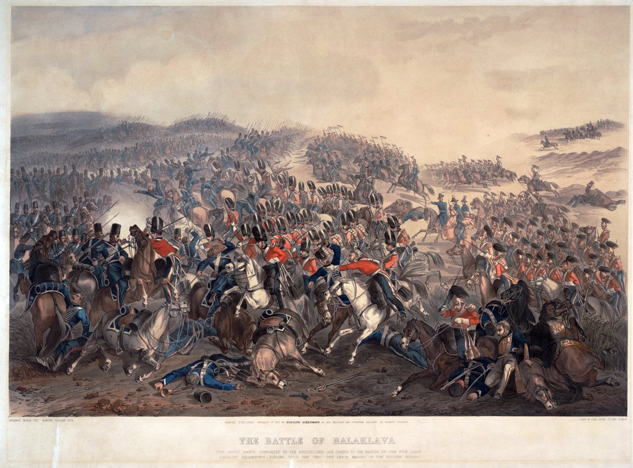 La bataille de Balaclava du 25 octobre 1854 - Orlando Norie