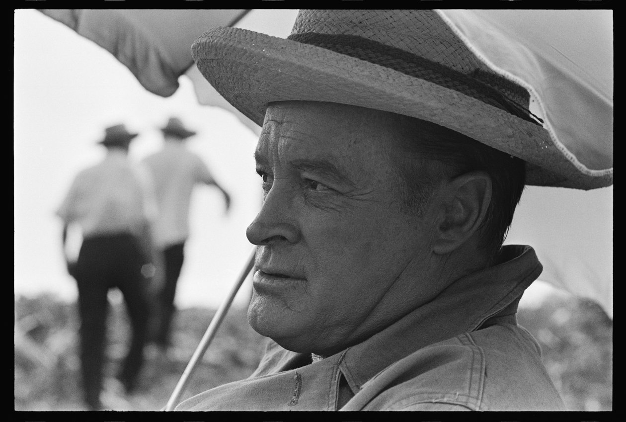 Bob Hope sur le plateau de 