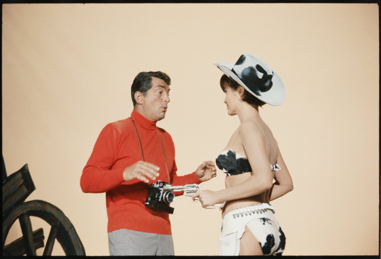 Dean Martin en Matt Helm sur le plateau de 