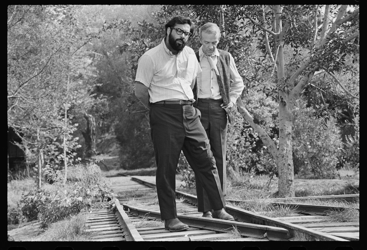 Francis Ford Coppola et Fred Astaire sur le plateau de 