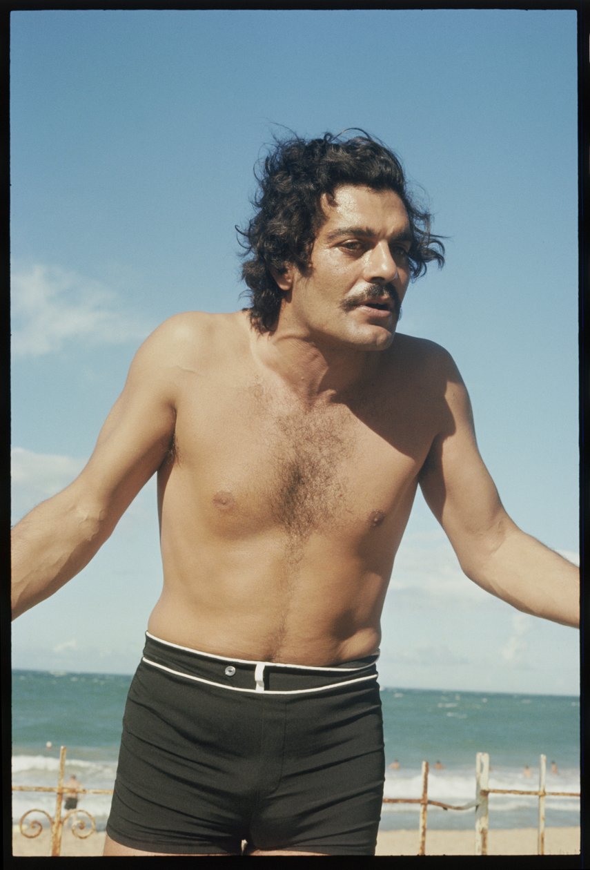Omar Sharif sur la plage - Orlando Suero