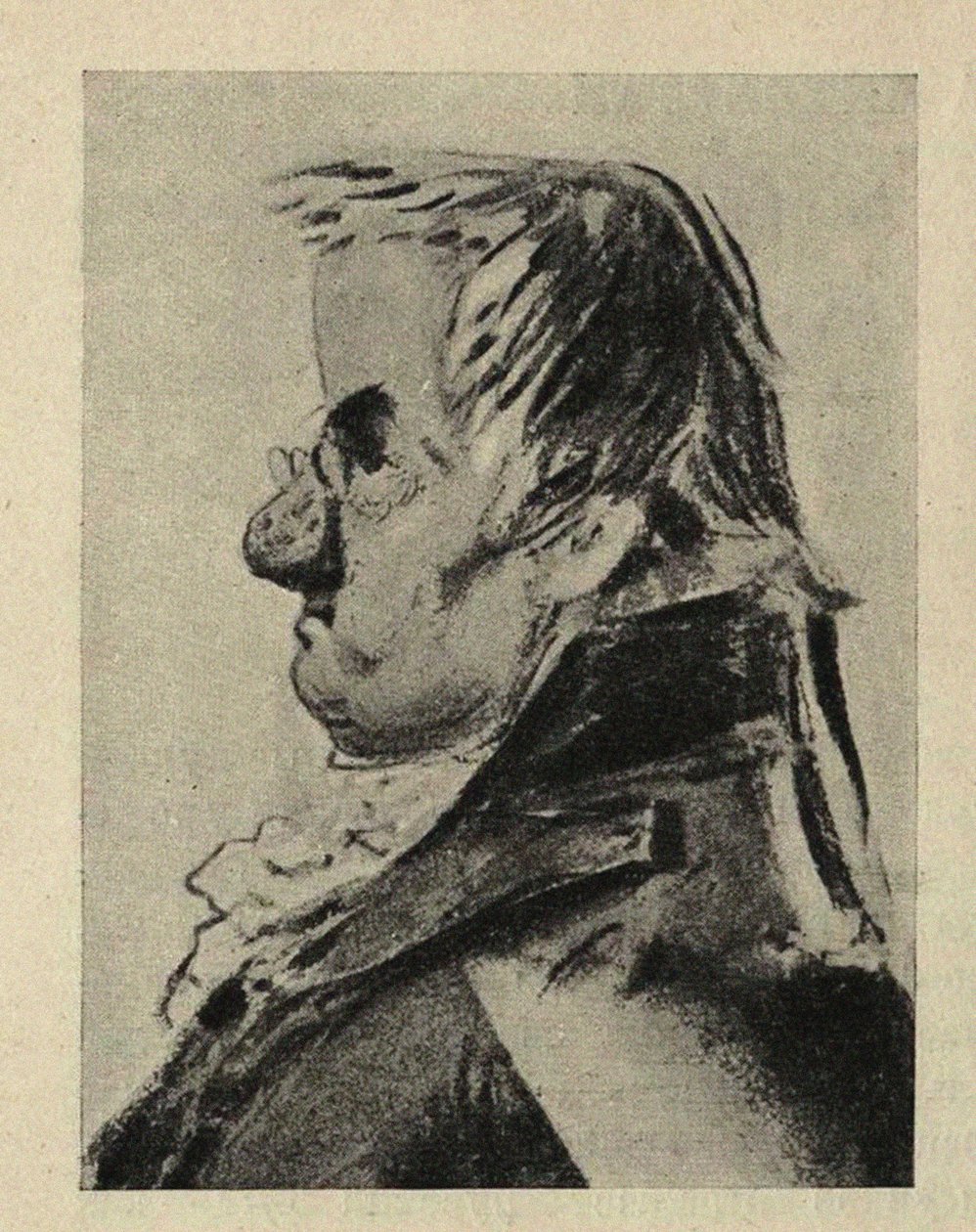 Caricature du portrait de l