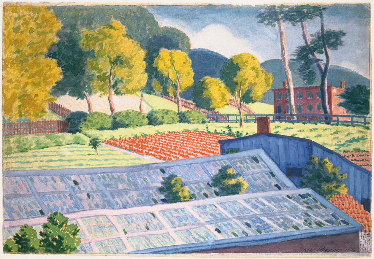Avenue Fort Washington en 1911 - Oscar Florianus Bluemner