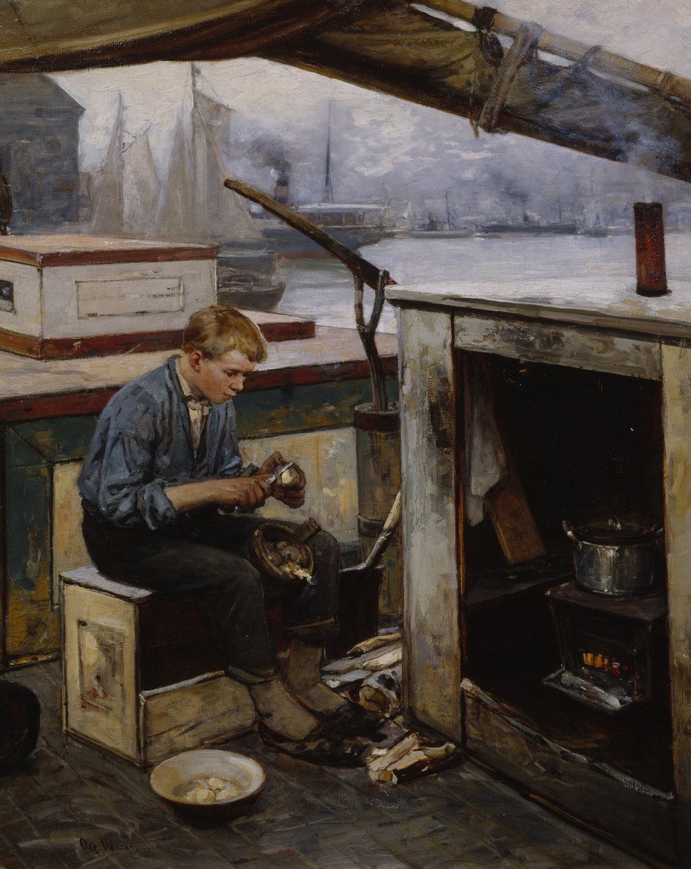 Boy from Førstereis - Oscar Arnold Wergeland