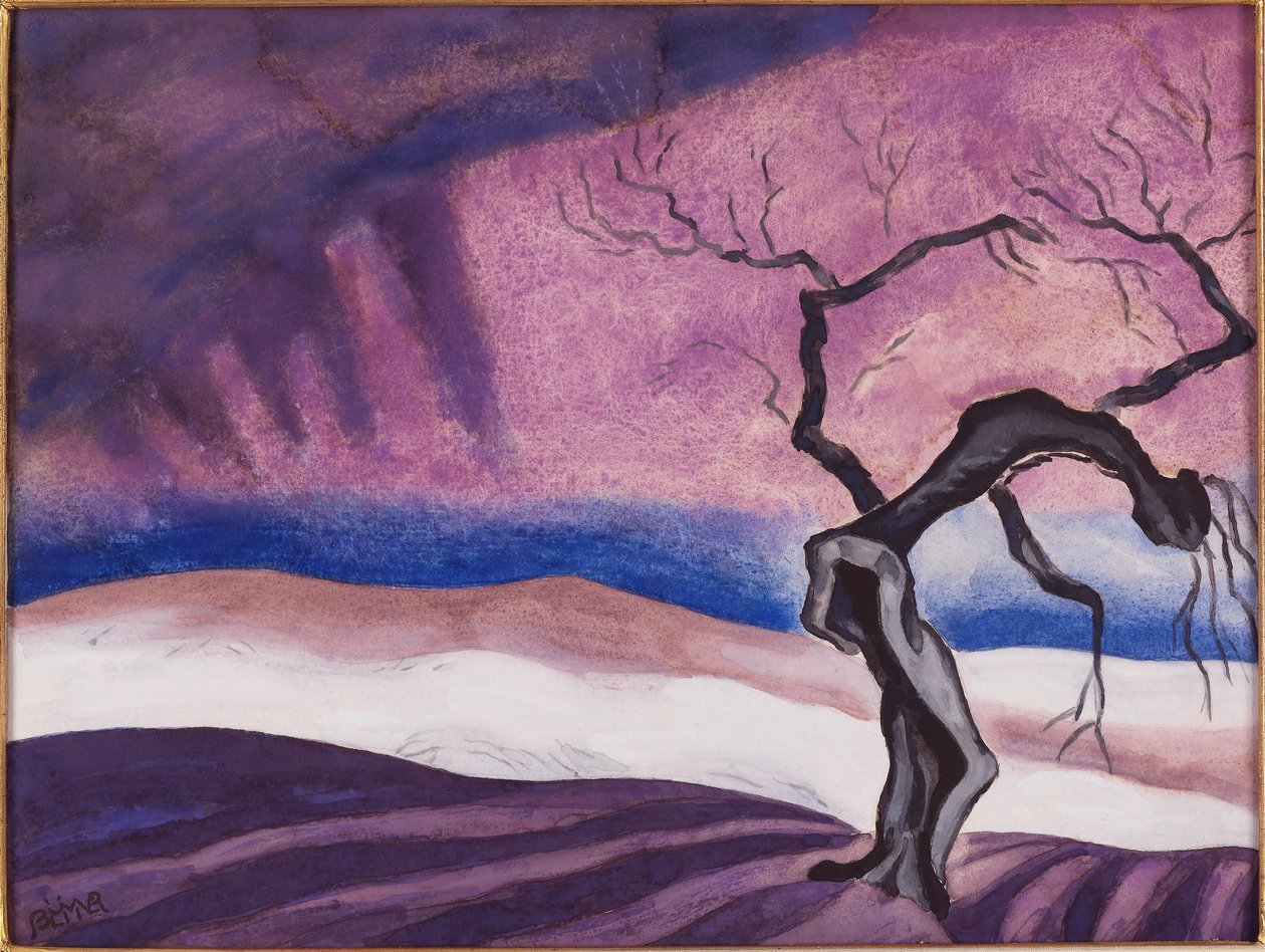 La mort - Oscar Bluemner