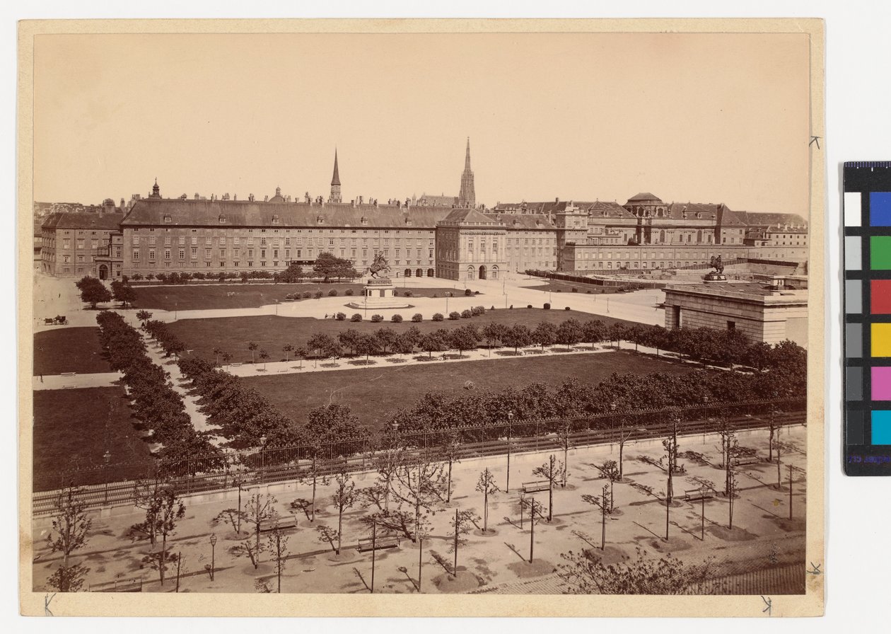 1. Burg - Heldenplatz - Vue vers l