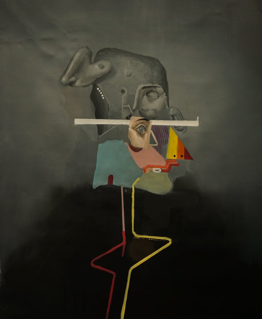 Silly, 2021-2014 (huile sur lin) - Oscar Nin