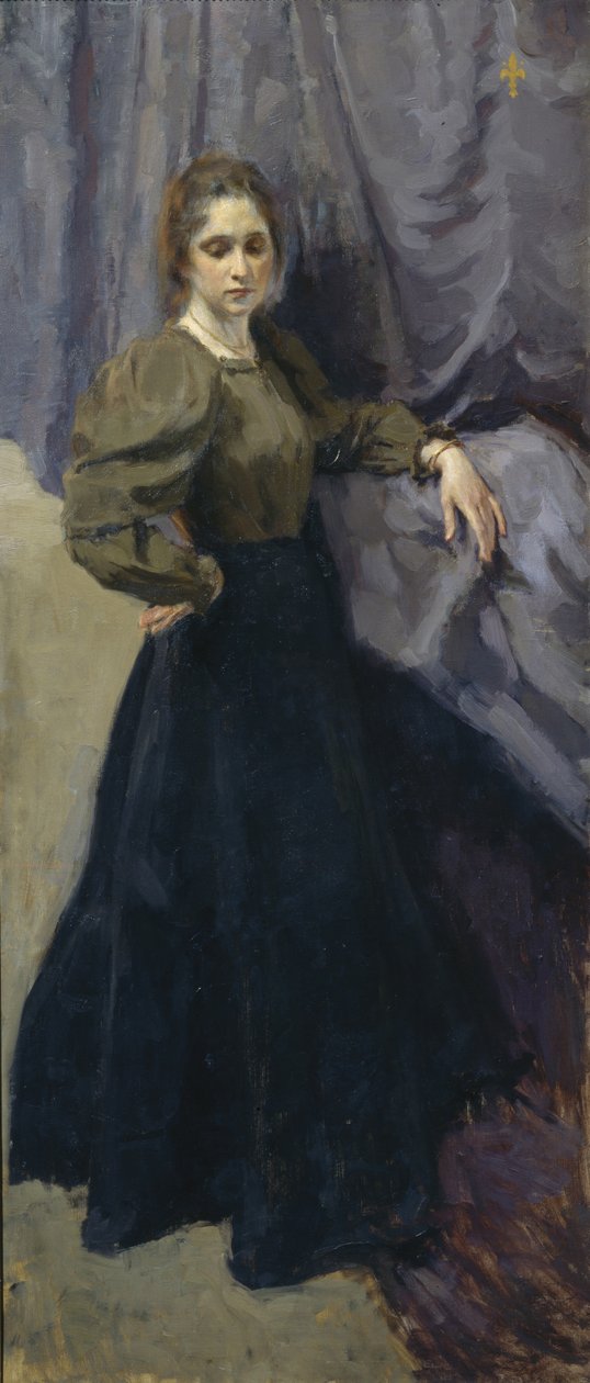 Portrait de la peintre Yelizaveta Martynova 1868-1905, 1896 - Osip Emmanuilovich Braz