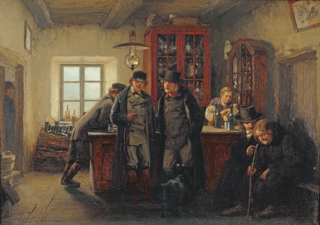 Paysans au pub - Oskar Hoffmann