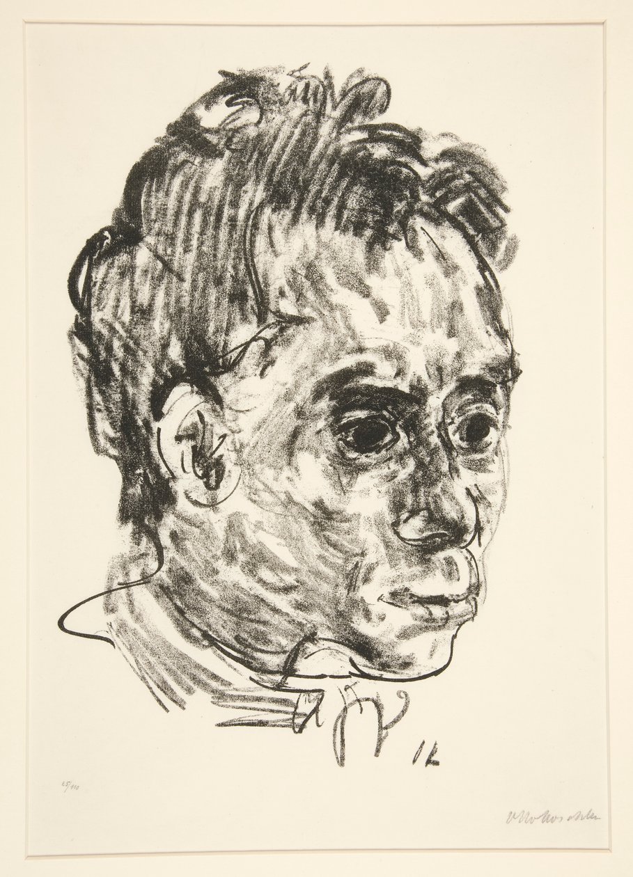Portrait de Walter Hasenclever - Oskar Kokoschka
