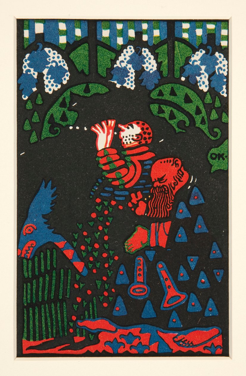 Zwei Musikanten - Oskar Kokoschka