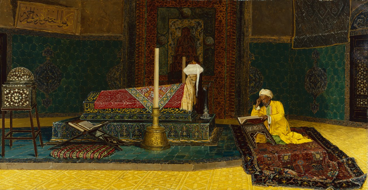 Dans la tombe de Mahomet - Osman Pacha Zadeh Hamdy Bey