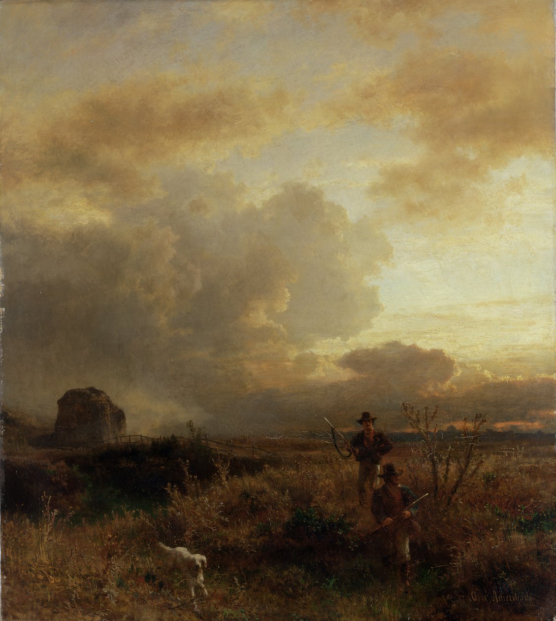 Orage se dissipant à la campagne, 1857 - Oswald Achenbach