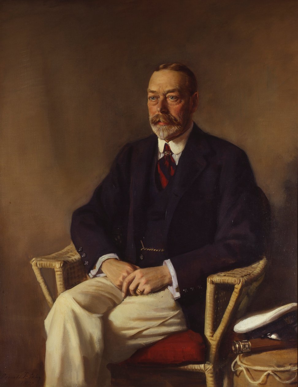 George V par Oswald Birley - Oswald Hornby Joseph Birley