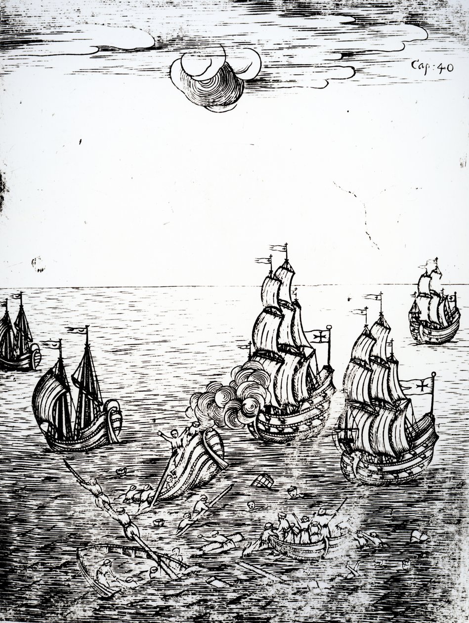 Naufrage, 1694 - Othon Frederic von der Groben