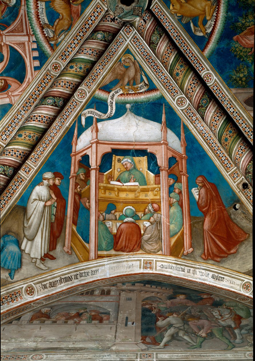 Saint Augustin enseignant la rhétorique à Carthage - Ottaviano Nelli