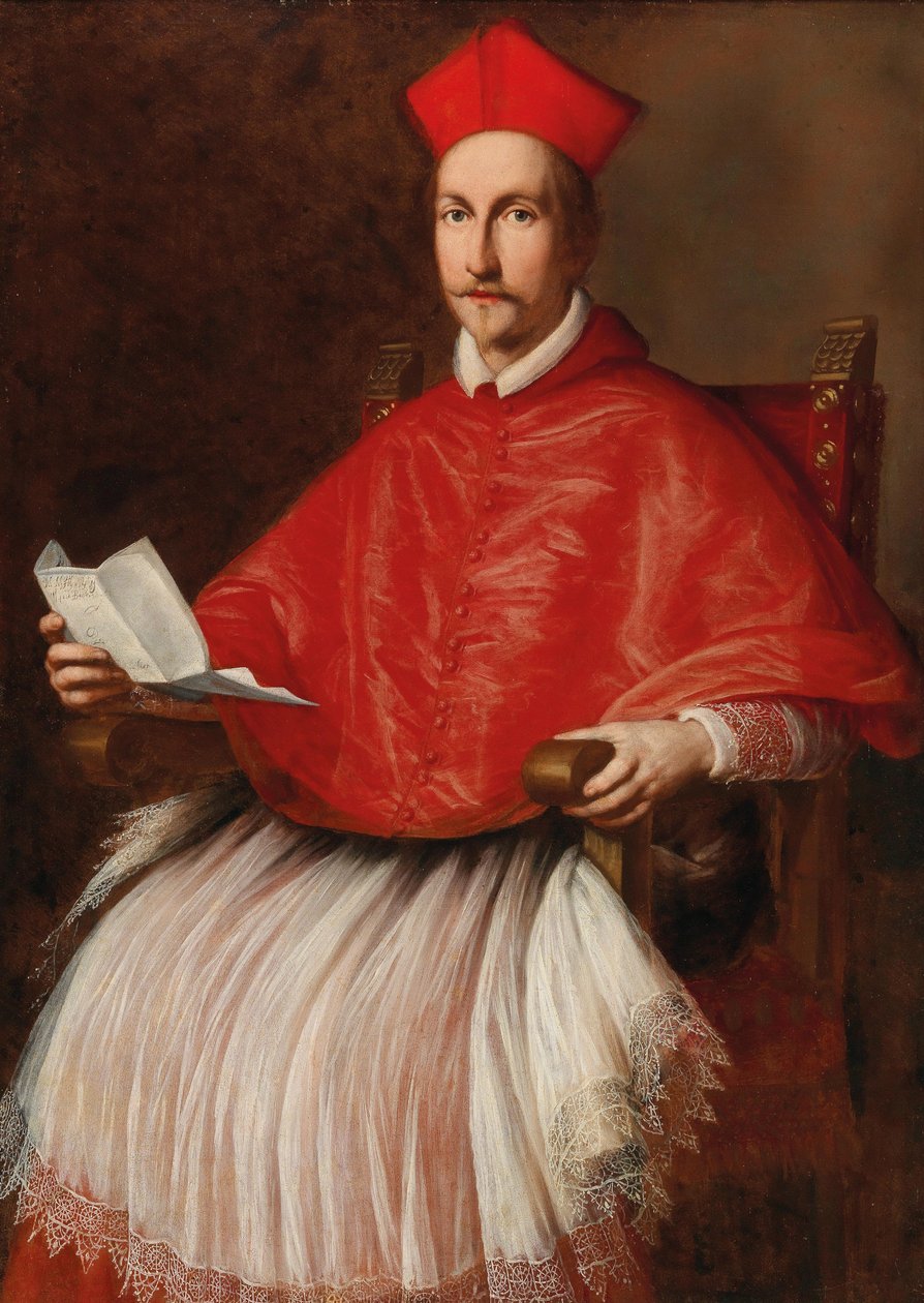 Portrait du cardinal Francesco Barberini 1597-1679, vers 1624 - Ottavio Maria Leoni