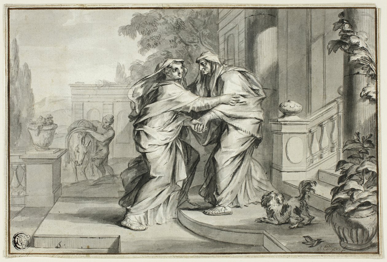 La visite - Ottmar Elliger the Younger