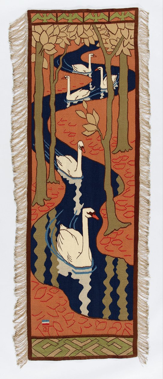 Cinq cygnes - Otto Eckmann