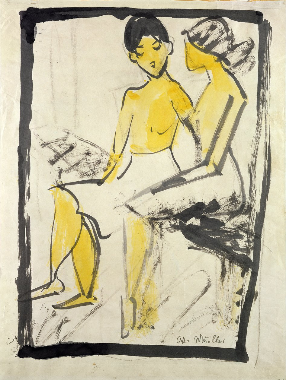 Deux jeunes filles, vers 1911 - Otto Mueller