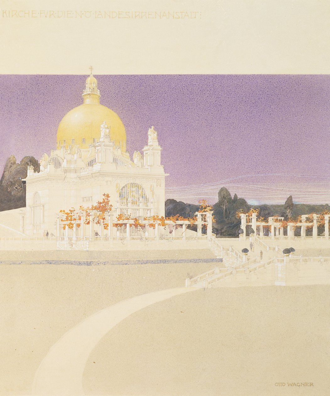 Église Saint-Léopold, Asile de Steinhof (Kirche Am Steinhof), 1902-07 - Otto Wagner