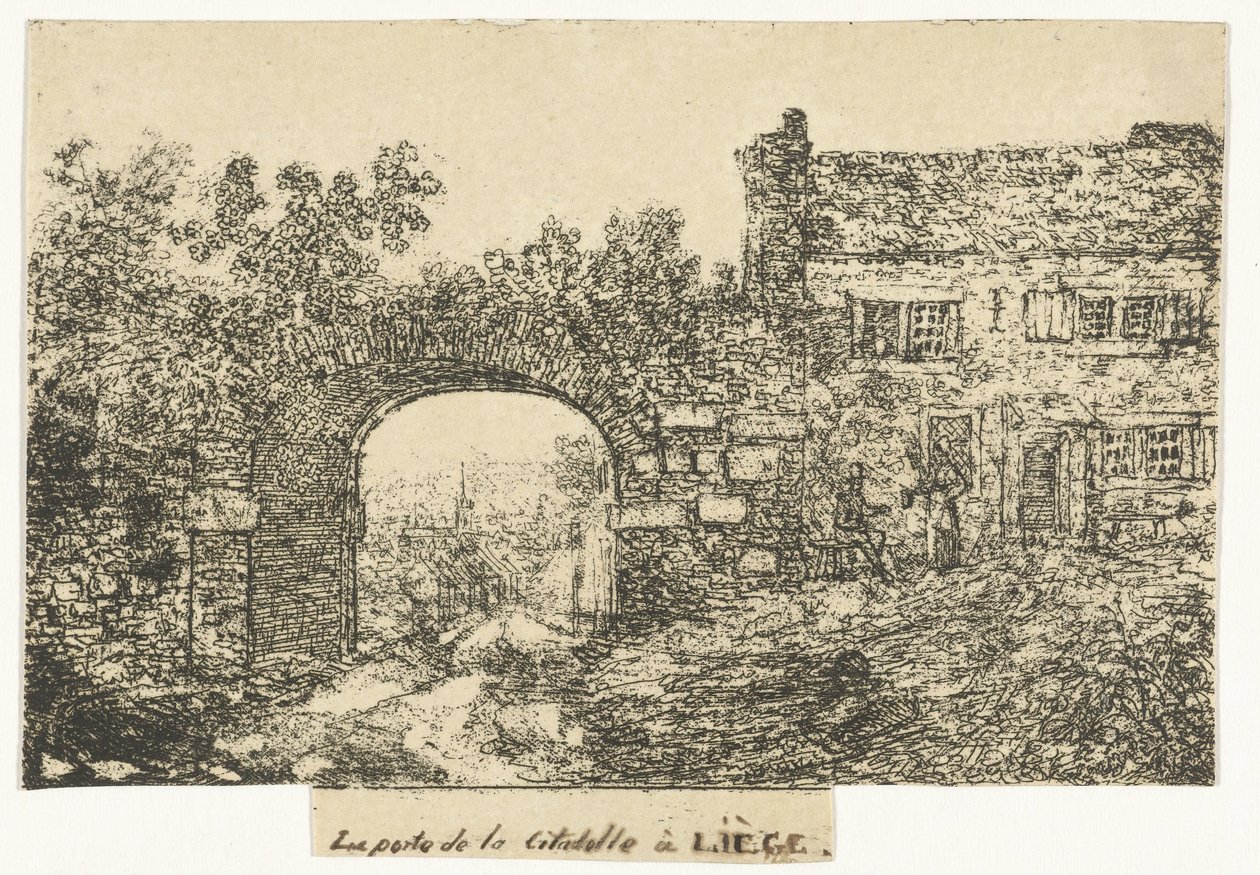 Porte de la Citadelle à Liège - Otto Baron Howen